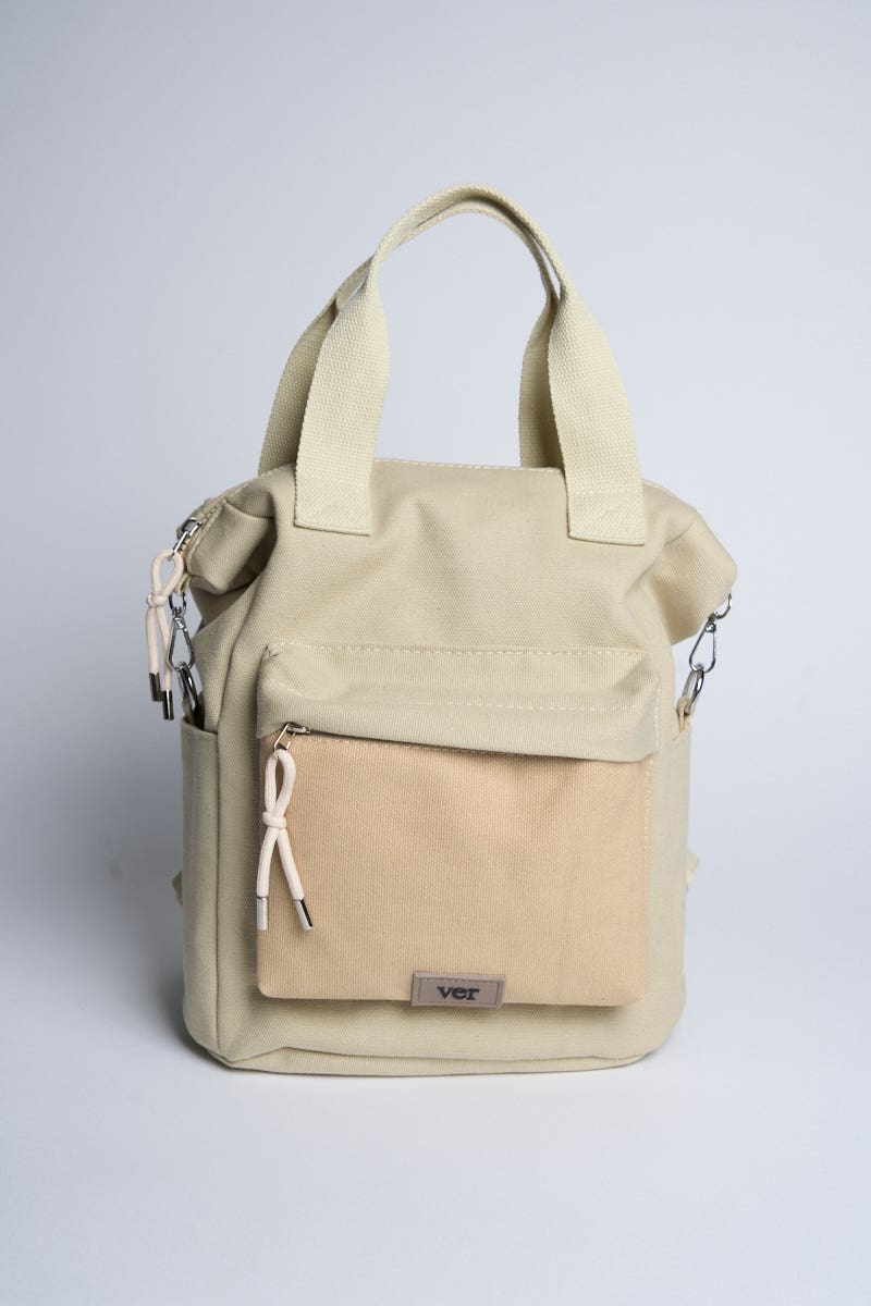 Mochila Lona Bolsillo al Frente