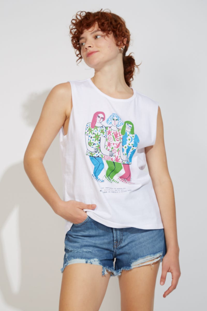 Musculosa EILEEN AGAR por María Luque para Ver®