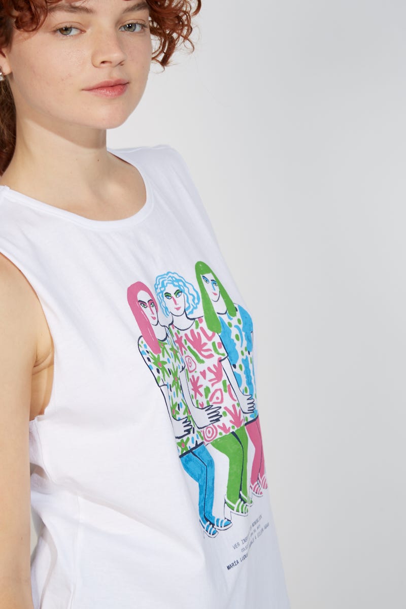 Musculosa EILEEN AGAR por María Luque para Ver®