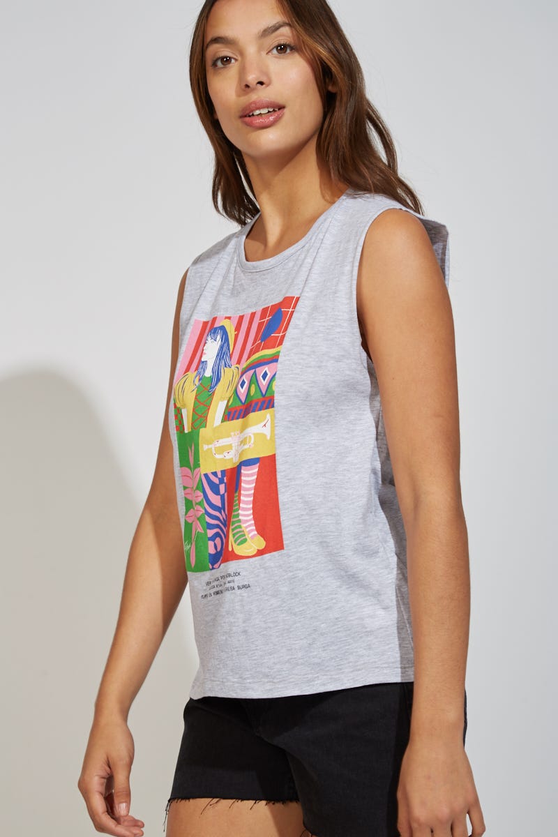 Musculosa TERESA BURGA por Florfu para Ver®