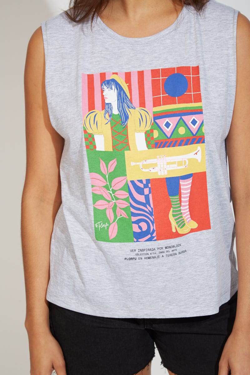 Musculosa TERESA BURGA por Florfu para Ver®