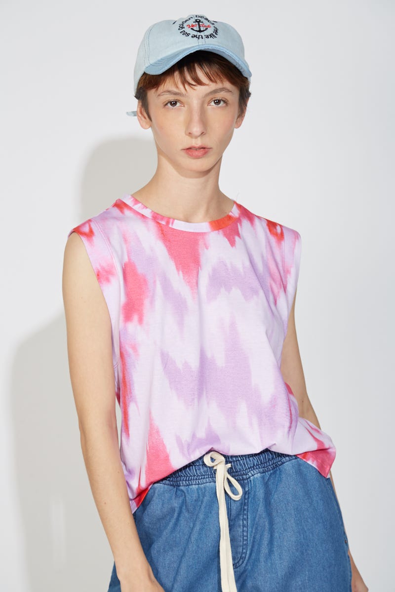 Musculosa Tie-Dye Fucsia