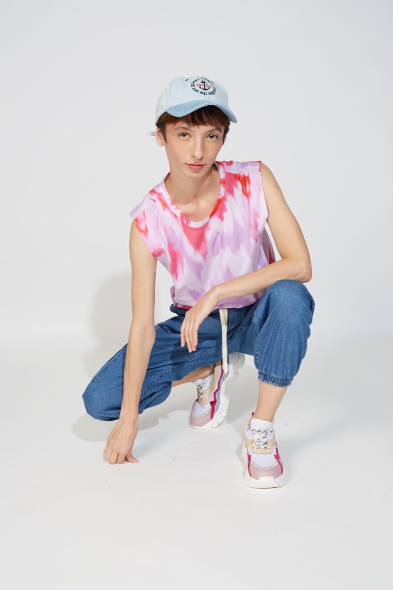 Musculosa Tie-Dye Fucsia