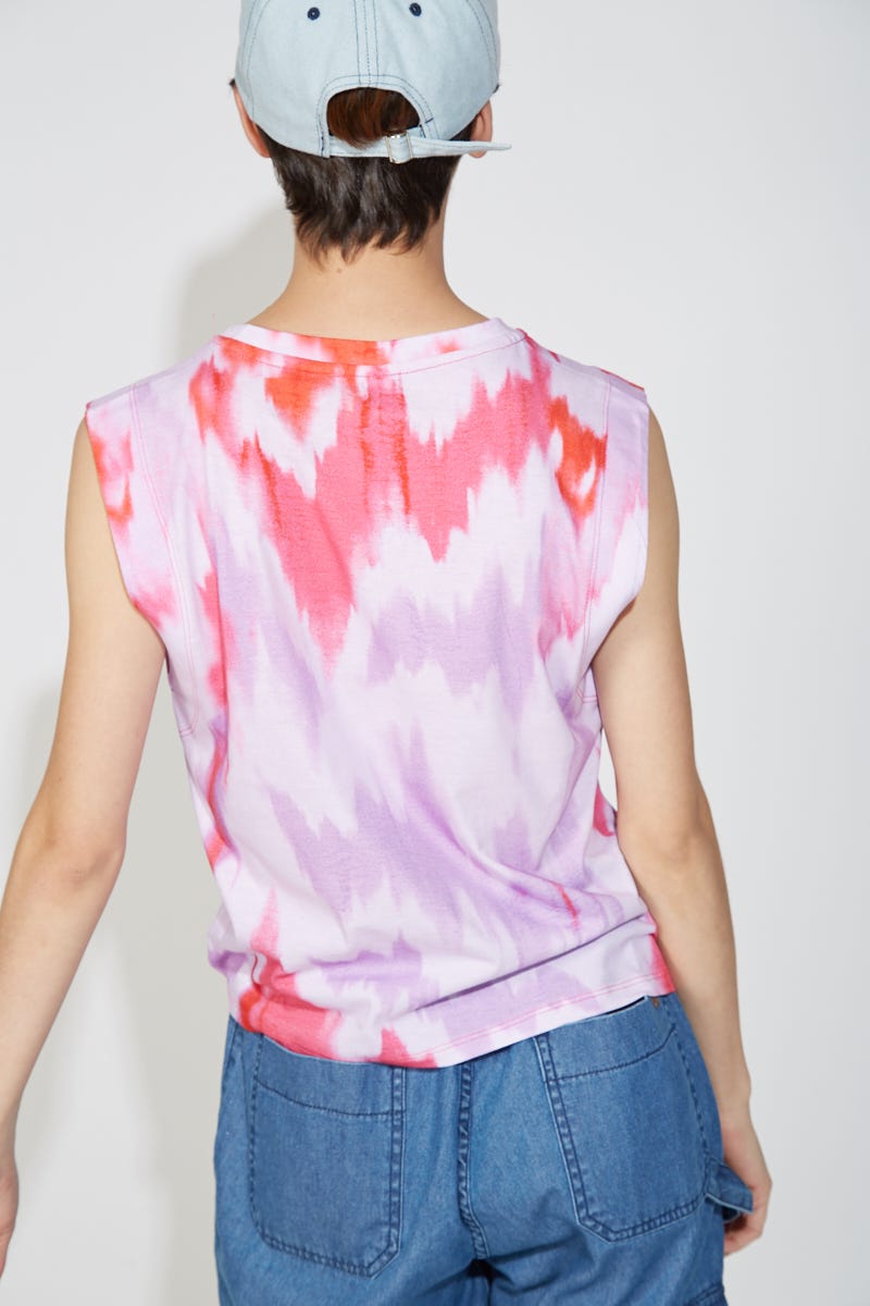 Musculosa Tie-Dye Fucsia