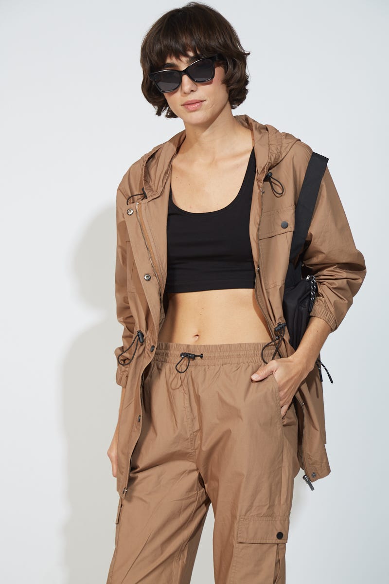 Pantalón Parachute Papertouch Camel
