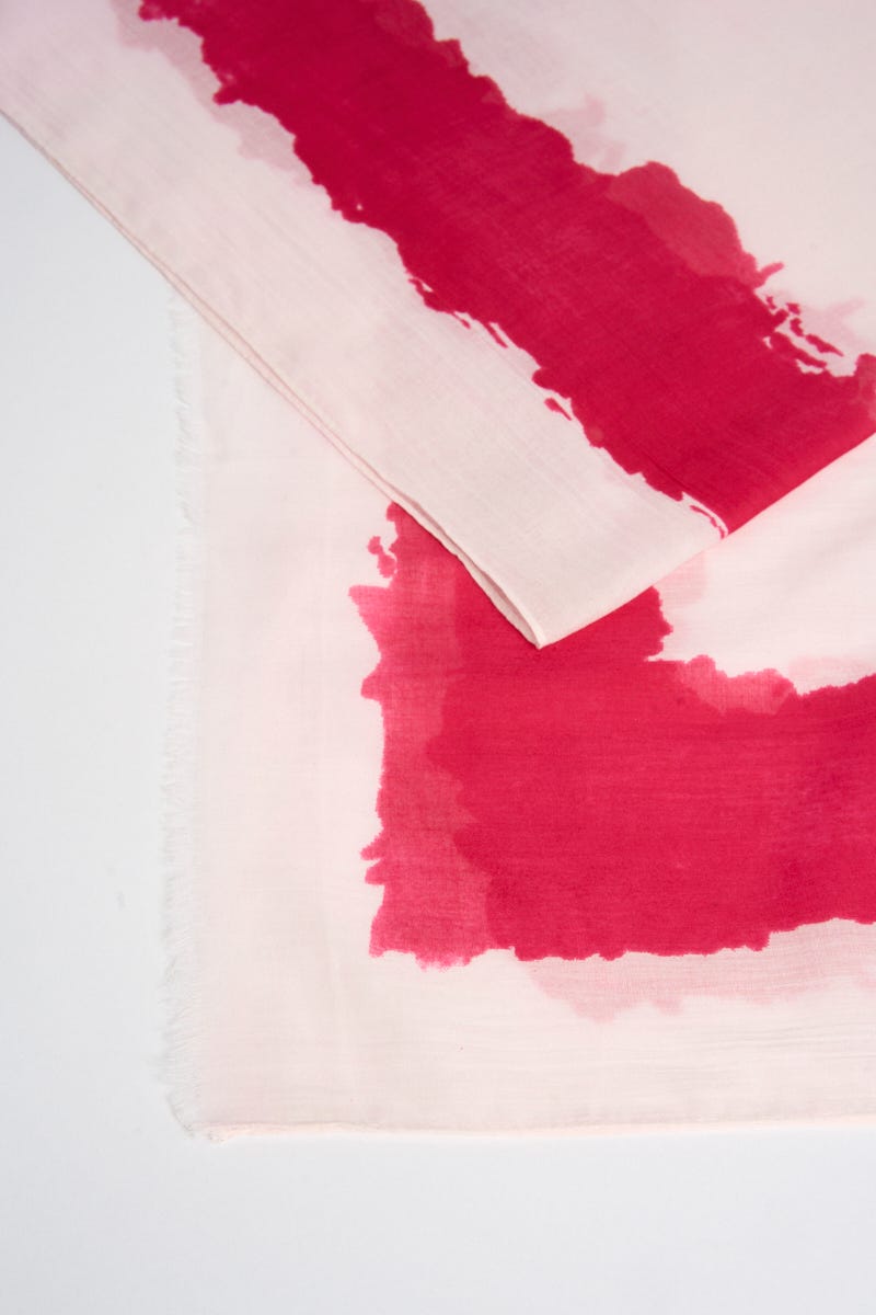 Pashmina Pincelada Fucsia