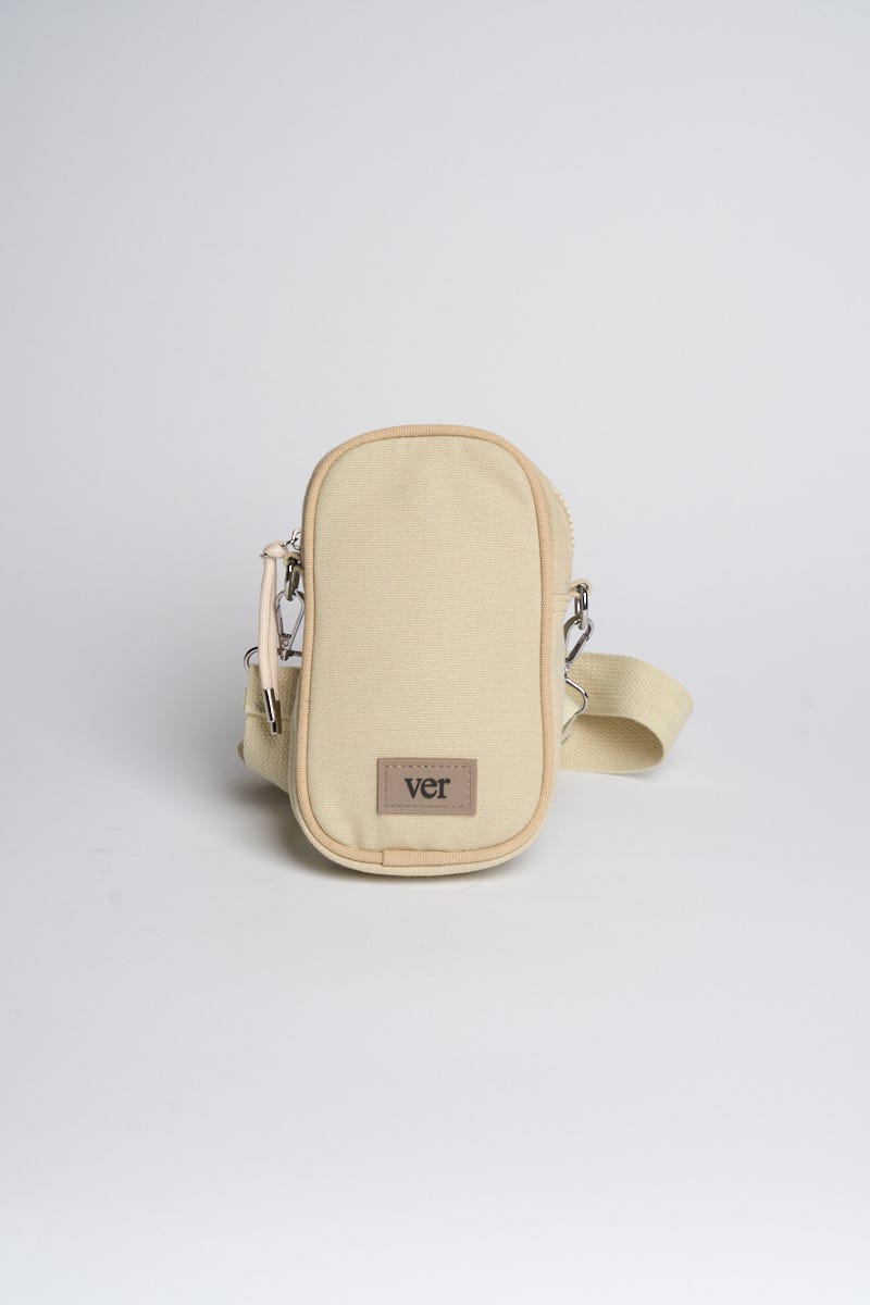 Portacelular Lona Beige