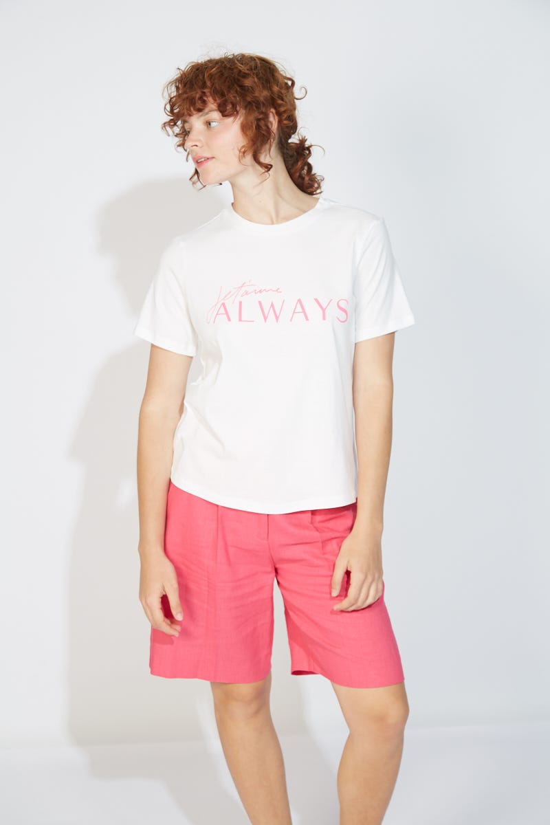 Remera Estampa Je t'aime Always 