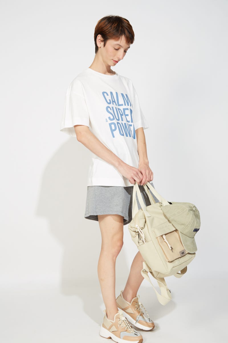 Remera Algodón Calm Blanca 
