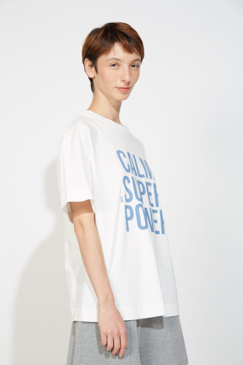 Remera Algodón Calm Blanca 