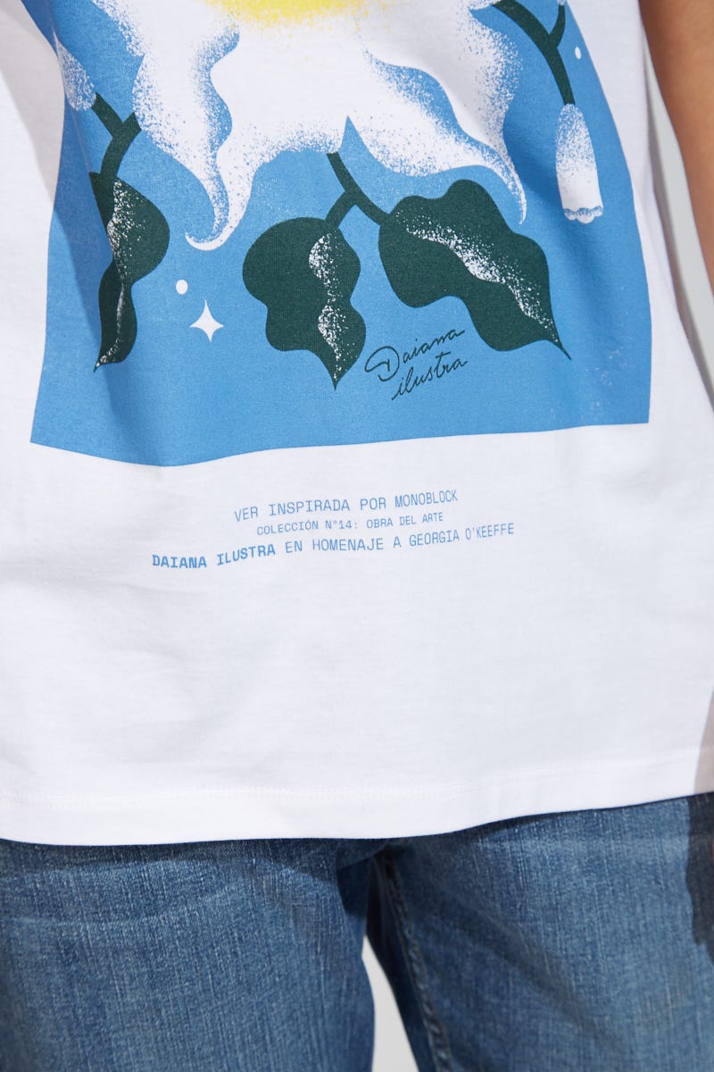 Remera GEORGIA O'KEEFFE por Daiana Ilustra para Ver®