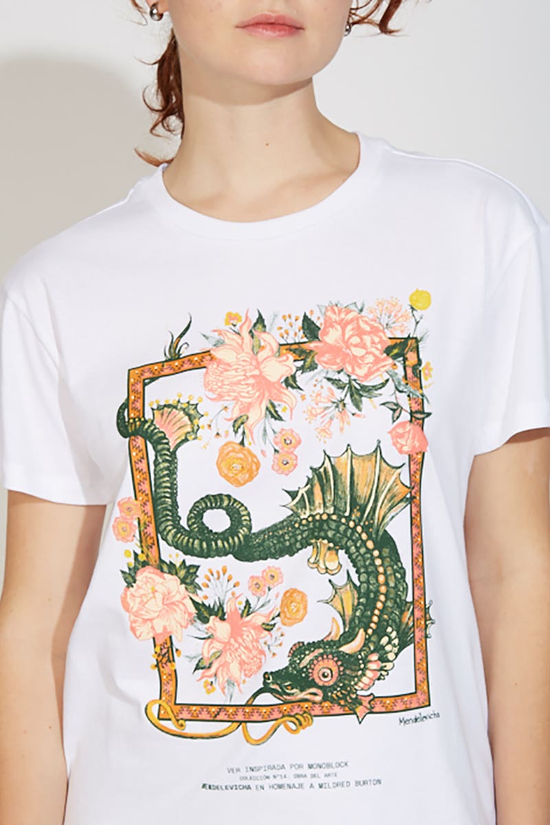 Remera MILDRED BURTON por Mendelevicha para Ver®