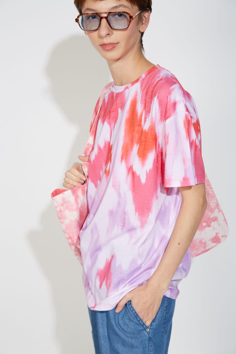 Remera Tie-Dye Fucsia