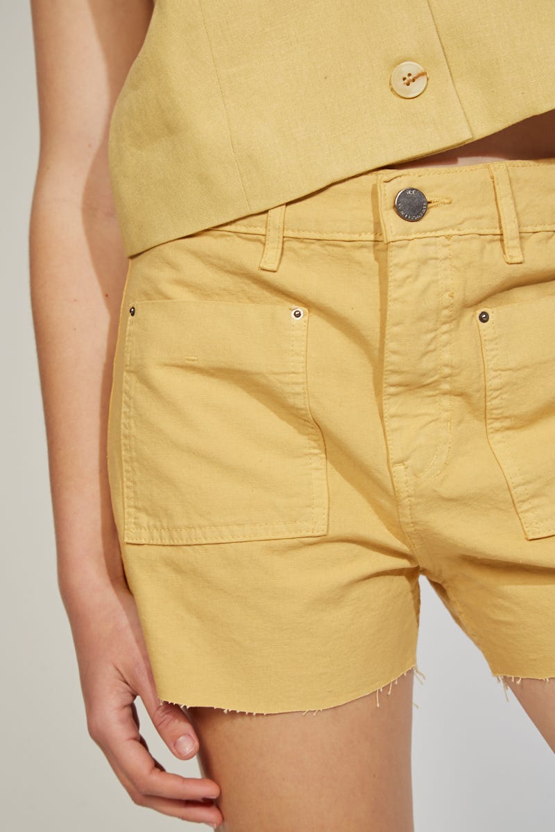 High Waist Short Denim Amarillo