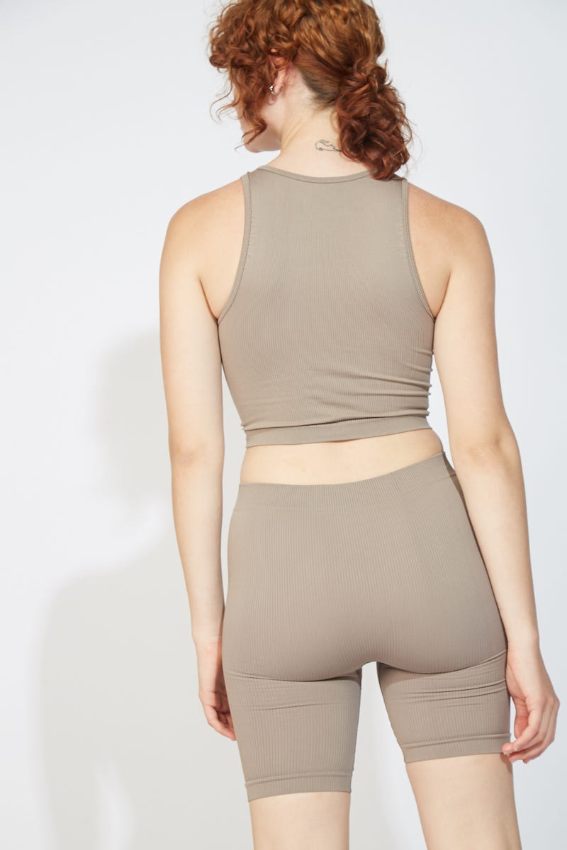 Top Seamless Beige Línea Calma