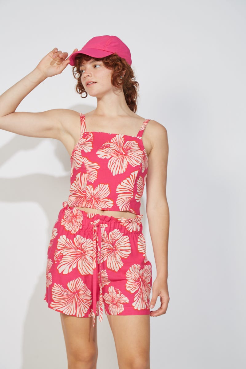 Top Escote Recto Estampado