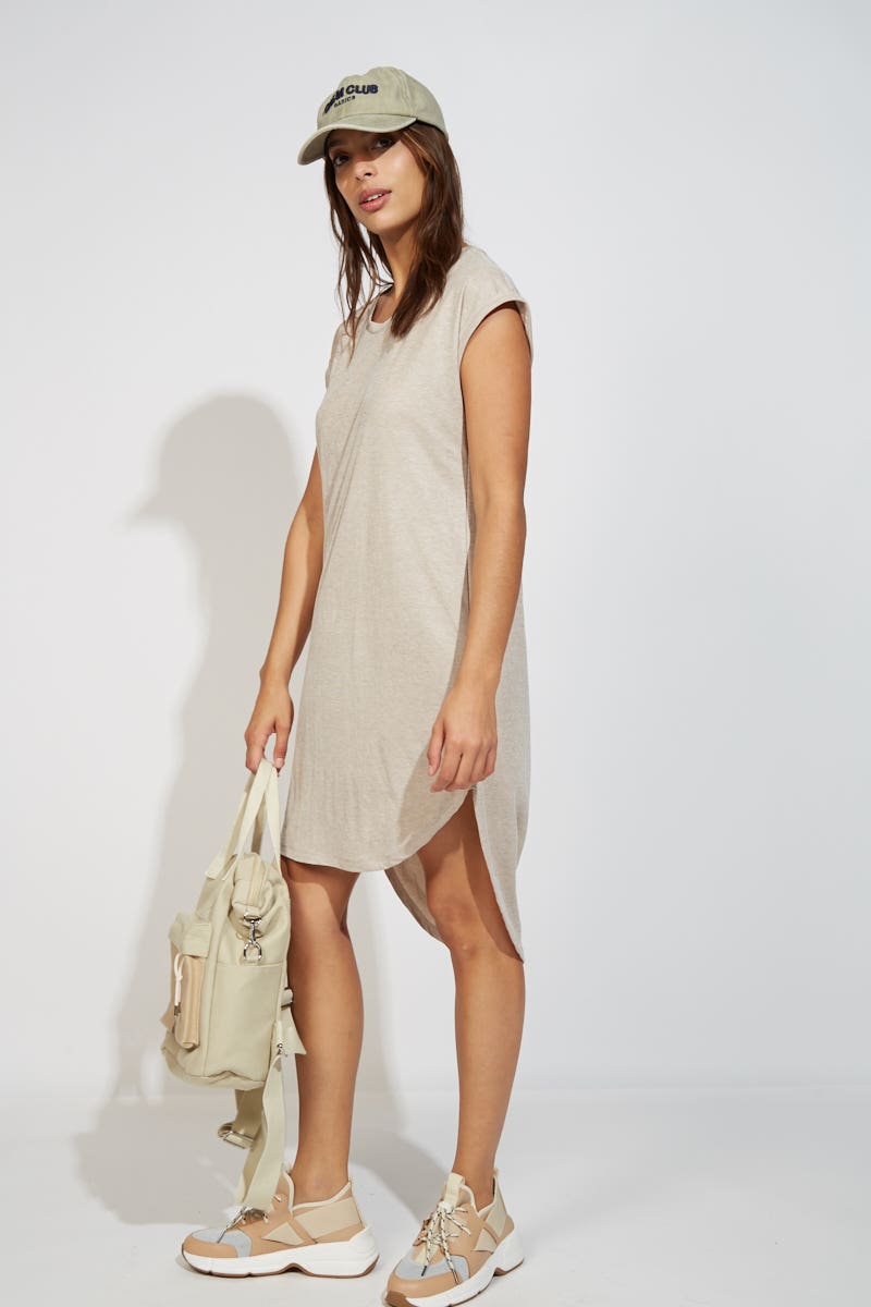 Vestido Piqué Nacar Melange