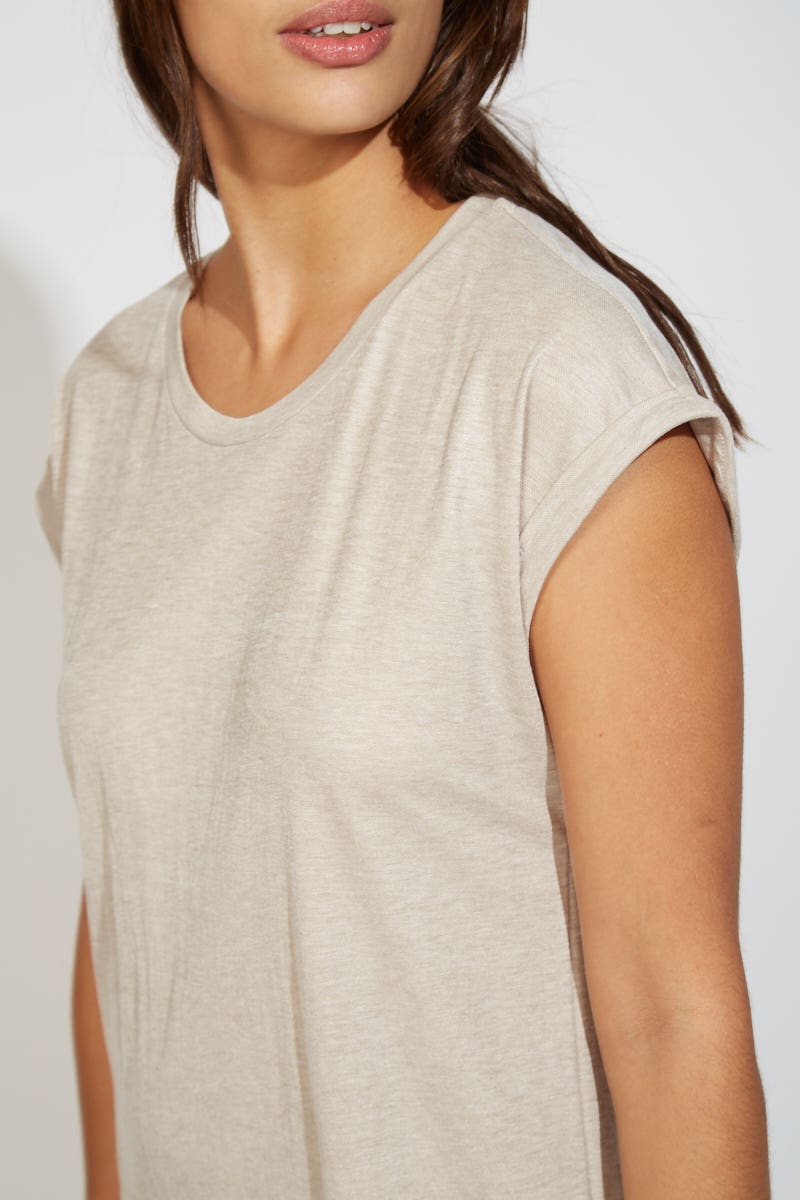 Vestido Piqué Nacar Melange