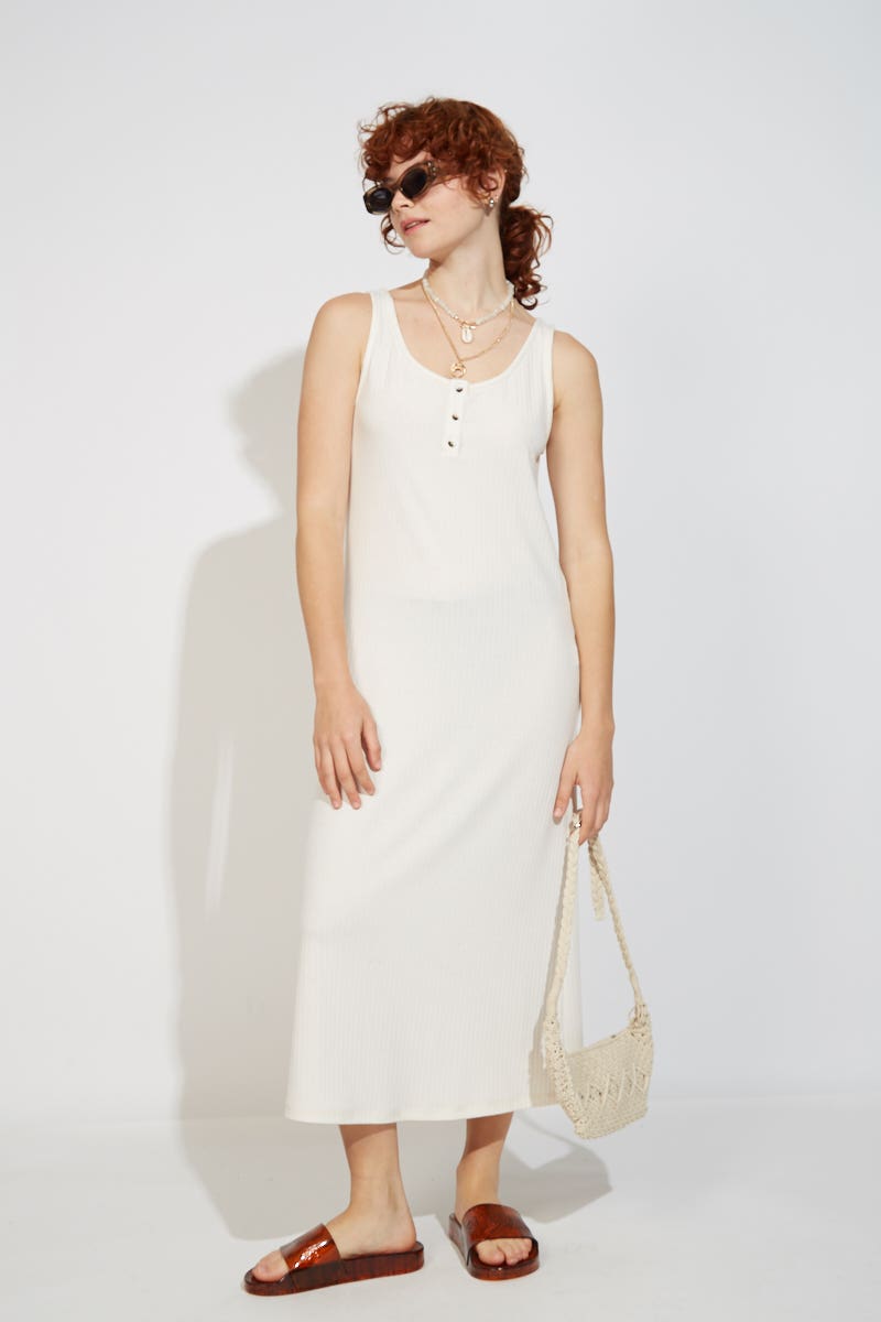 Vestido Básico Morley Crudo